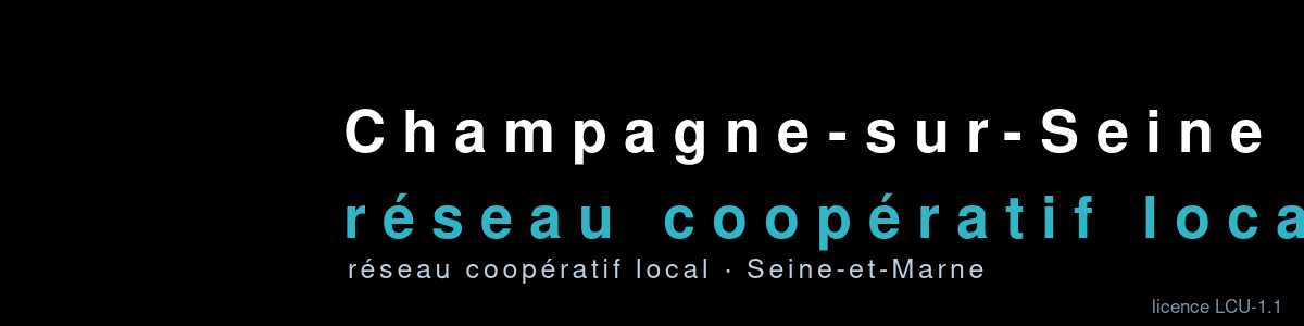 Champagne-sur-Seine — réseau coopératif local