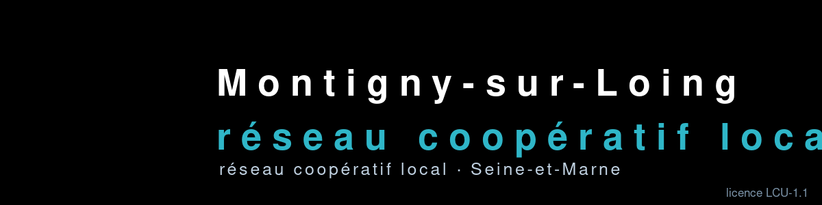 Montigny-sur-Loing — réseau coopératif local